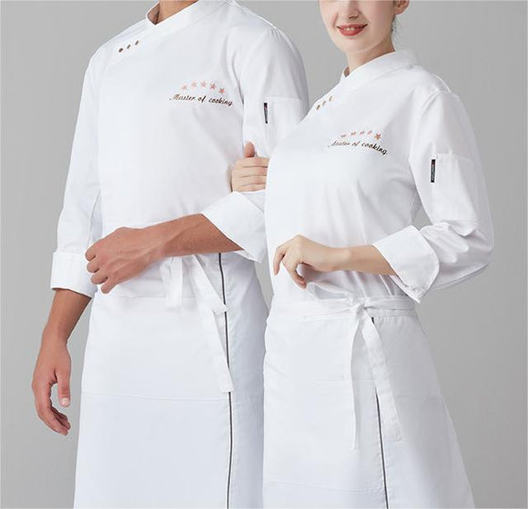 New Long Sleeve Chef Uniform for Western Restaurants