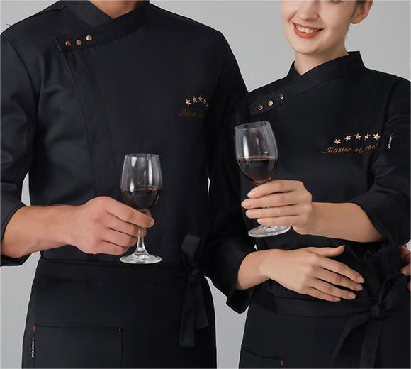 New Long Sleeve Chef Uniform for Western Restaurants