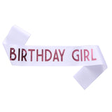 "Birthday Girl" Birthday Ceremony Sash