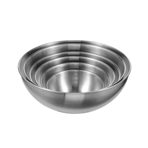 Stainless Steel Mixing Bowl Set of 6 for Baking and Cooking