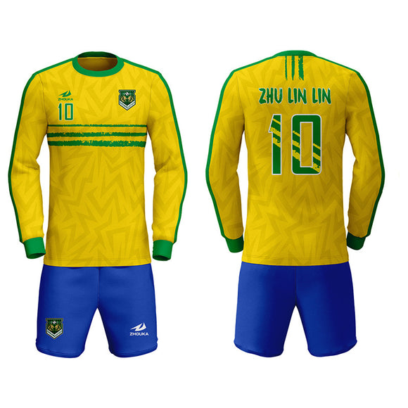 Long Sleeve Soccer Jersey Uniform
