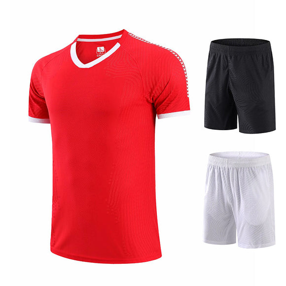 Blank Short Sleeve Soccer Jerseys Uniform