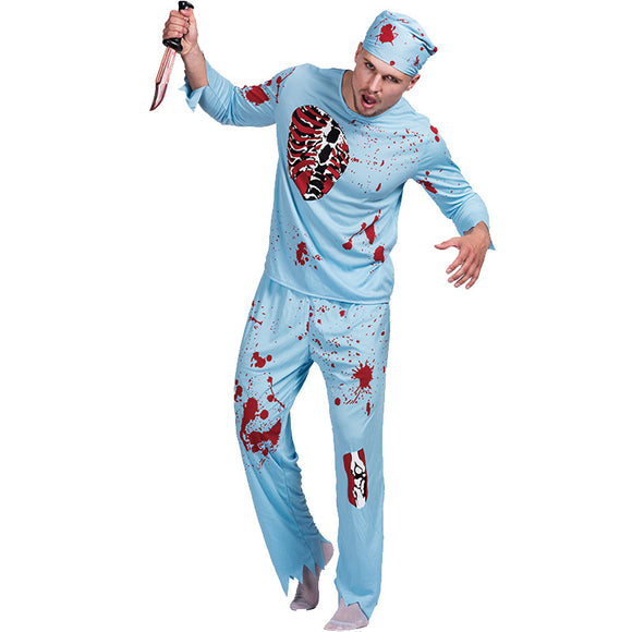 Zombie Bloody Doctor Halloween Costume
