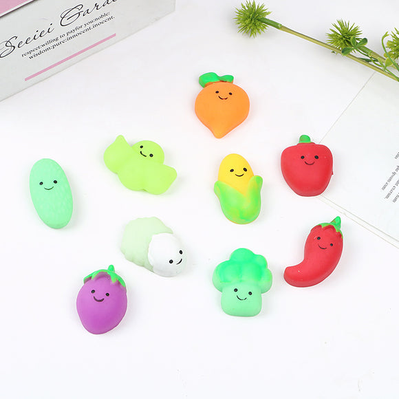 Mini Kawaii Stress Relief fruits Mochi Toys