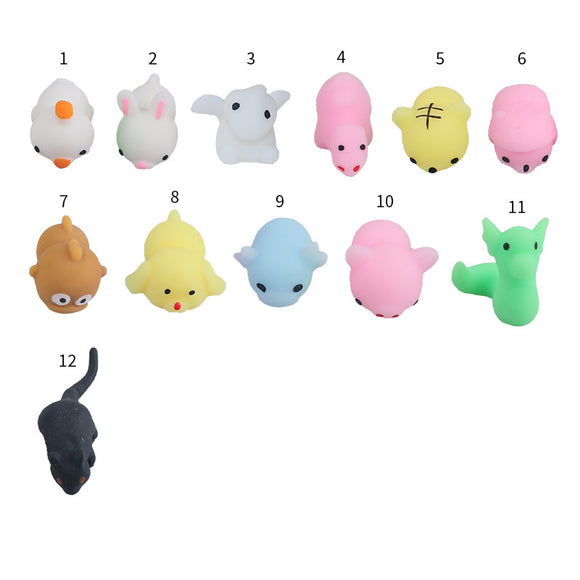 Mini Kawaii Squishies Animals Toys Party Favors for Kids