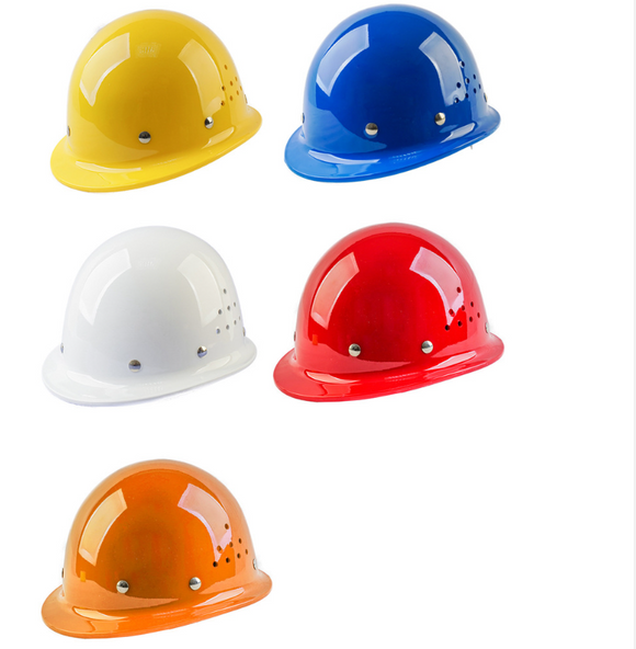 Fiberglass Safety Helmet with Ventilation Holes