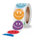1 inch Round Large Smile Face Stickers Roll