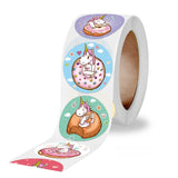 1  Inch Ice Cream Sticker Rolls Self-Adhesive for Donut Party