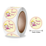1 Inch Round Thank You Stickers for Packaging