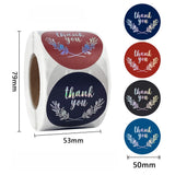 1 '' Gold Foil Thank You Round Stickers
