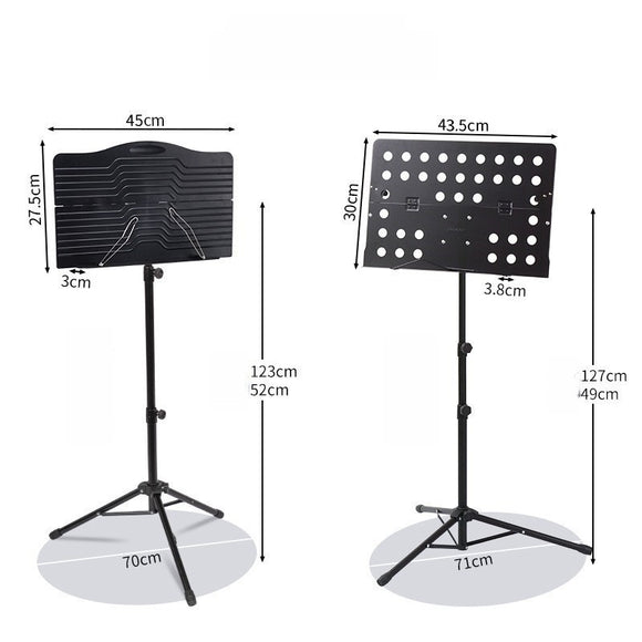 Metal Professional Portable Perforated Music Stand