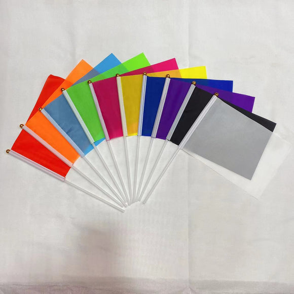 Mini Hand Solid Color Flag