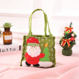 Wholesale Christmas Holiday Felt Santa Sack Candy Gift Bag