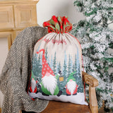 Wholesale Cheap Reusable Santa Sack Personalized Christmas Drawstring Gift Bag