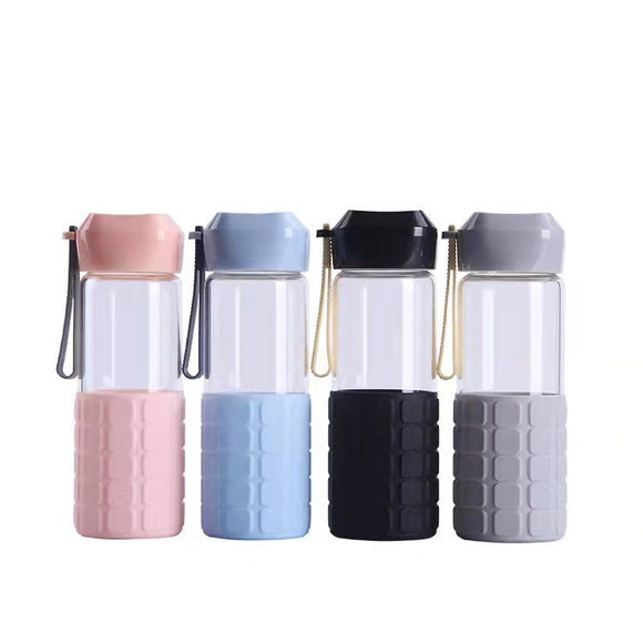 Double Wall Glass Thermos Vacuum bottle