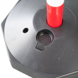 PE Traffic Delineator Post Cones with Fillable Base