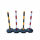 PE Traffic Delineator Post Cones with Fillable Base