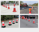 Safety Orange EVA Driveway Road Parking Cones