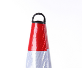 Rubber Traffic Safety Cones with Reflective Collars