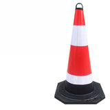 Rubber Traffic Safety Cones with Reflective Collars