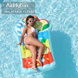 Inflatable Pool Floats Cute Lemon Model PVC for Adults