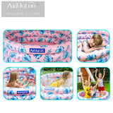 Round Inflatable Swimming Kiddie Pools for Outside and Inside