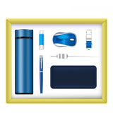 Travel Smart Vaccum Bottle and Power Bank Gift Set