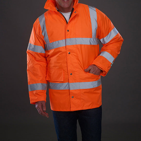 High Visibility Reflective Winter Jacket for Men