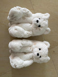 Women Plush Teddy Bear Slippers
