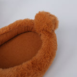 Teddy Bears Plush House Slippers for Women Girls