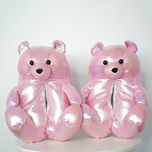 Cute Animal Teddy Bears Slippers for Women