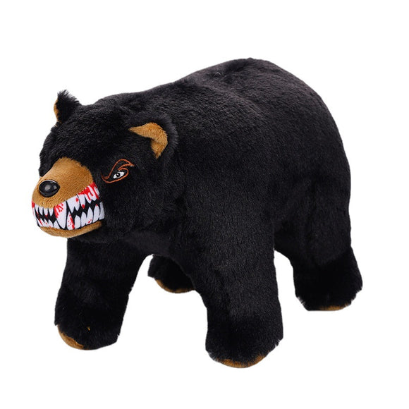 Wild Black Bear Plush Toy Gifts for Kids