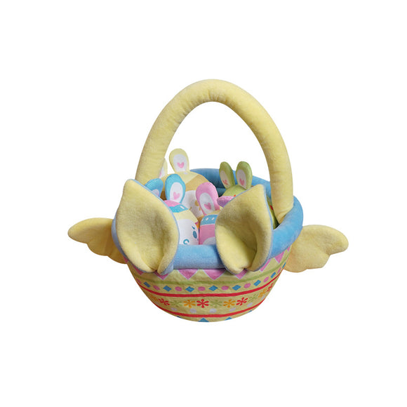 Cirdora Easter Basket Plush Easter Basket