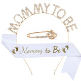 New 'Mommy to Be' Party Headband Sash