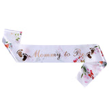 Floral 'mummy to Be' Western-Style Sash