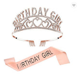 "Birthday Girl" Sash in Champagne Color