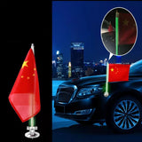 9.8x13.7" Car Flag with Air Suction Mount