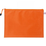 Orange Secure Zippered Football Pattern Document Bag