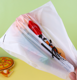 Plastic Bag With Die Cut Handle