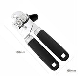 Safety Stainless Steel 3-in-1 Manual Can Opener and Lid Opener for Kitchen