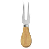Stainless Steel Cheese Knives with Rubber Wood Handle for Kitchen