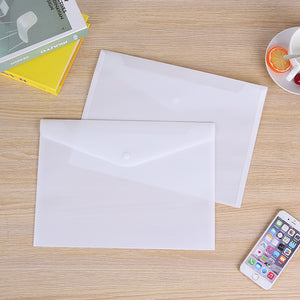 Colorful Transparent Plastic Document Envelope