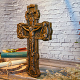 Holy Family's Passion Handcrafted Wooden Cross