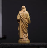 Hand Carving Wooden Jesus Sculpture for Home Decoration