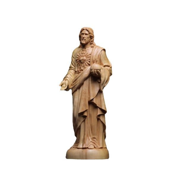 Hand Carving Wooden Jesus Sculpture for Home Decoration