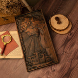 Handcrafted Wooden Religious Relief Plaque