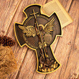 Keeper Archangel Michael Royal Wooden Collection Wall Cross