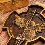 Keeper Archangel Michael Royal Wooden Collection Wall Cross
