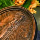 Our Lady of Fatima Wooden Plaque