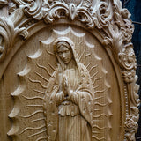 Our Lady of Fatima Wooden Plaque